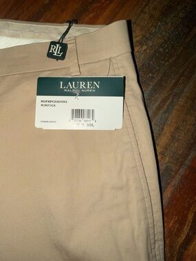 Ralph Lauren Beige/Tan Dress Men’s Chinos. NWT. Size 42/30
